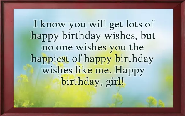 Wish Happy Birthday To Best Friend Girl