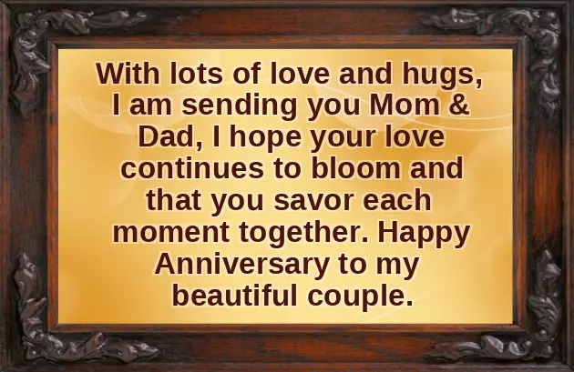 Parents Anniversary Status