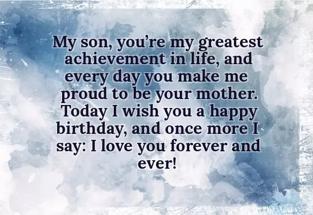 Happy Birthday Quotes For Son