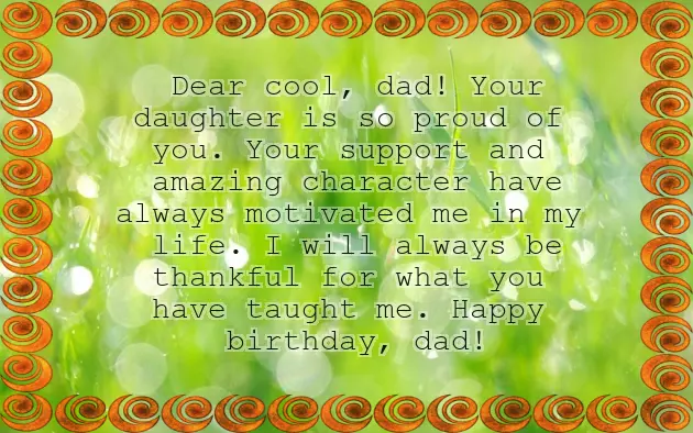 Father Birthday Quotes For Daughter