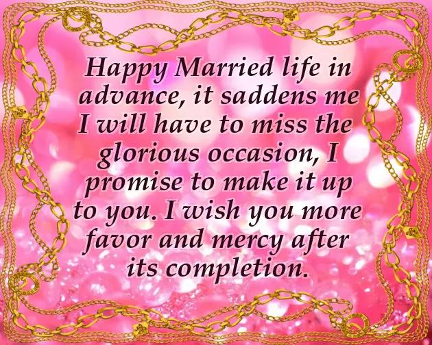 Advance Happy Married Life Wishes Advance Happy Married Life Wishes