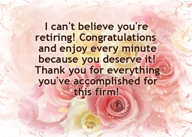 Retirement Greetings