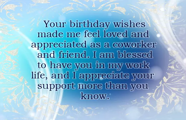 Replay Of Birthday Wishes