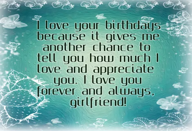 A Romantic Birthday Wish For My Girlfriend A Romantic Birthday Wish For My Girlfriend