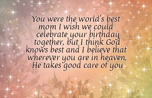 Birthday Wishes To Mum In Heaven