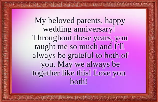 25Th Anniversary Wish For Parents 25Th Anniversary Wish For Parents