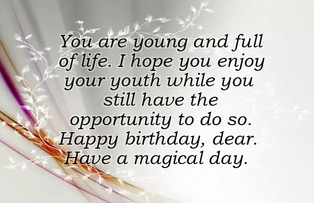 Birthday Wishes To 14 Year Old Boy