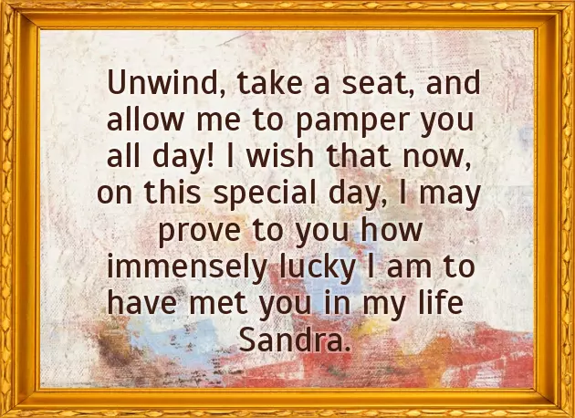 Happy Belated Birthday Sandra Happy Belated Birthday Sandra