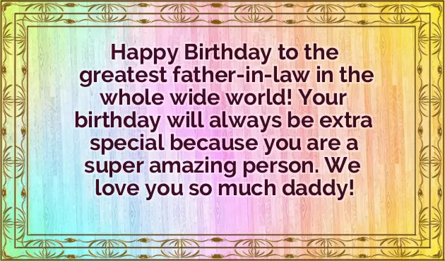 Happy Birthday To Boyfriends Dad