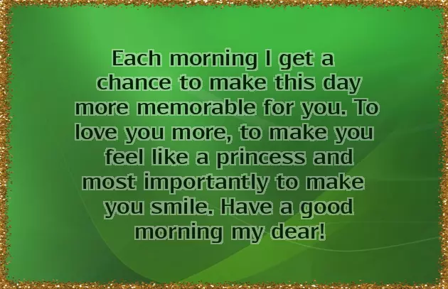 Good Morning Message For A Beautiful Girl