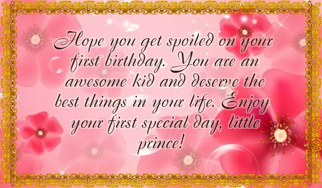 Happy 1St Birthday For Niece