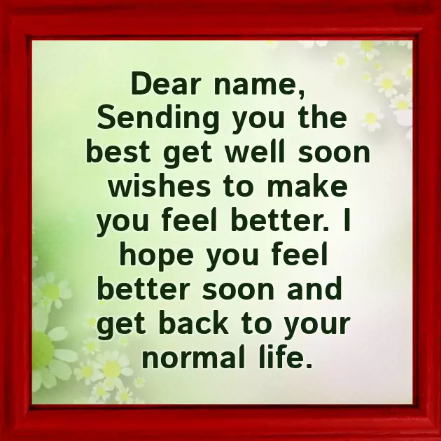 Professional Get Well Soon Message To Client Professional Get Well Soon Message To Client