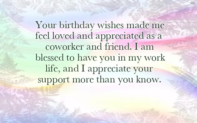 Thanking Someone For The Birthday Wishes