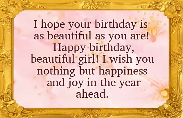 Happy Birthday Cute Girl Quotes Happy Birthday Cute Girl Quotes