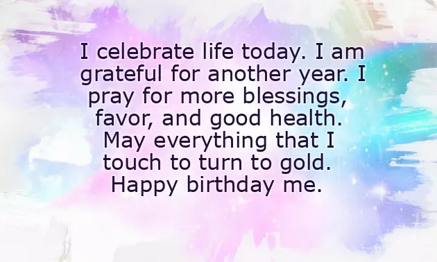 Birthday Quote For Myself