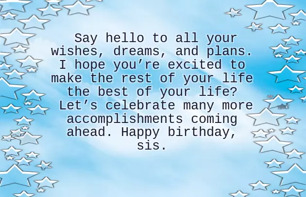 Sister Birthday Wishes Thoughts Sister Birthday Wishes Thoughts