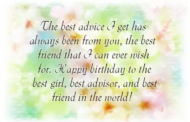 Birthday Wishes For A Best Female Friend