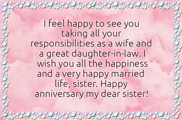 Anniversary Wishes For Sister And Jiju In English