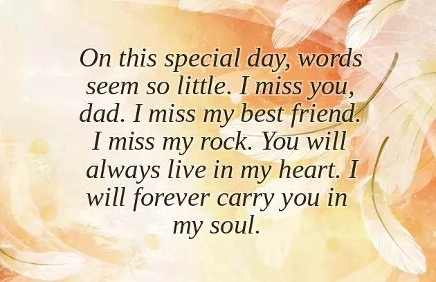 Happy Birthday Quotes For Dad In Heaven