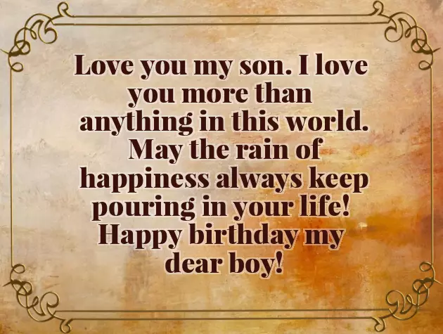 Dad Wishes To Son Dad Wishes To Son