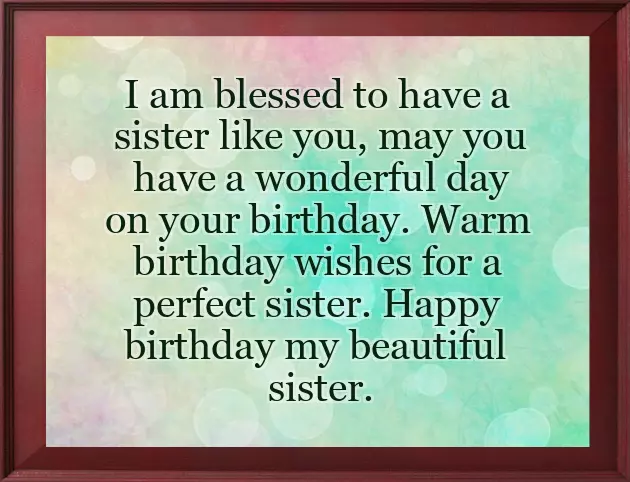 Birthday Wishes For Younger Sis