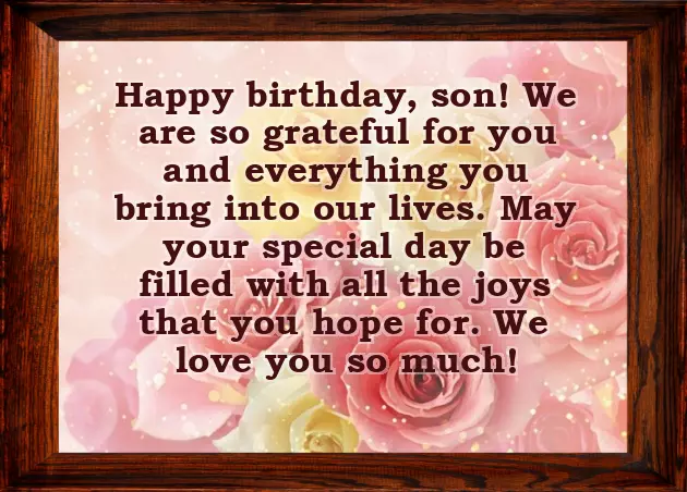 Birthday Wishes For Beloved Son Birthday Wishes For Beloved Son