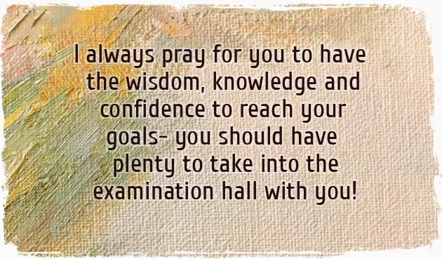 Final Exam Wishes Final Exam Wishes