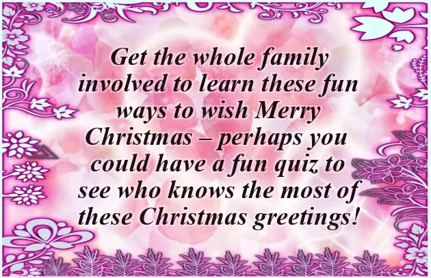 Christmas Wishes In Different Languages Christmas Wishes In Different Languages