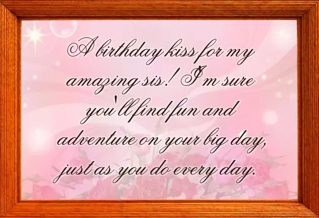 Birthday Quotation For Sister