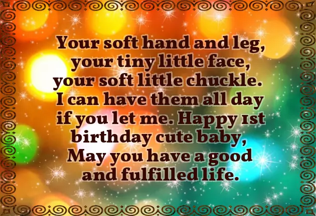 First Birthday Words For Son First Birthday Words For Son