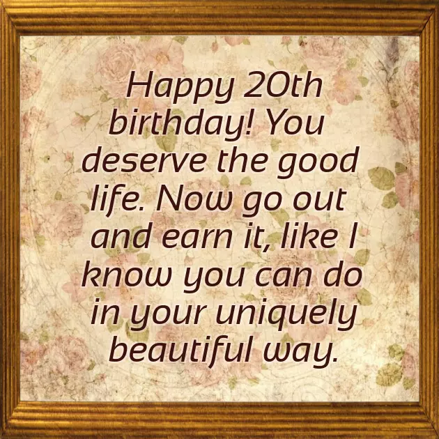 Birthday Quotes For 20 Year Old Son