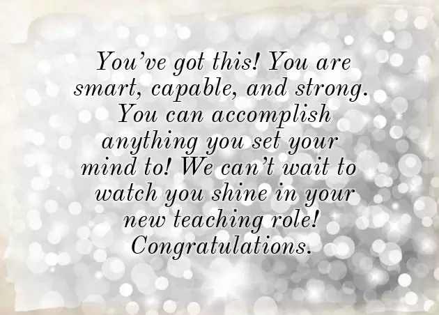 Congratulations New Teacher Job Congratulations New Teacher Job