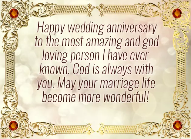 Biblical Wedding Anniversary Wishes