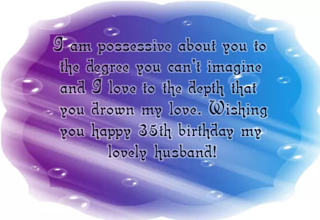 35Th Birthday Wishes For Husband