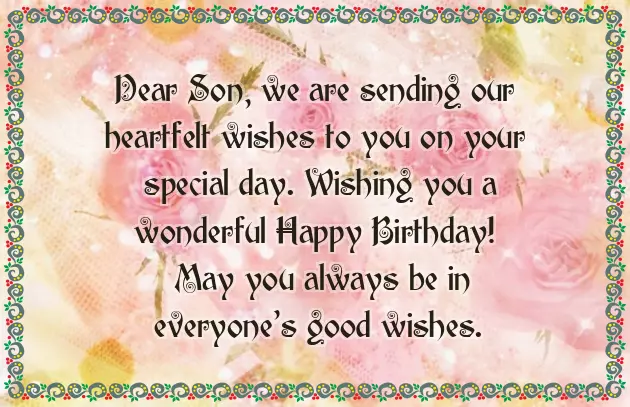 Birthday Wishes For Big Son Birthday Wishes For Big Son