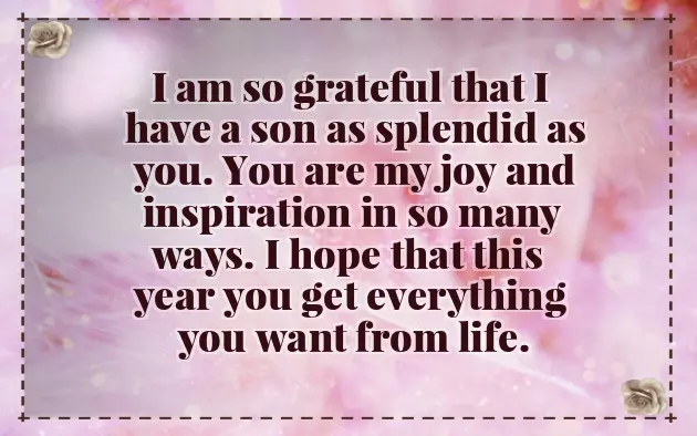 Happy Birthday Son Thought Happy Birthday Son Thought