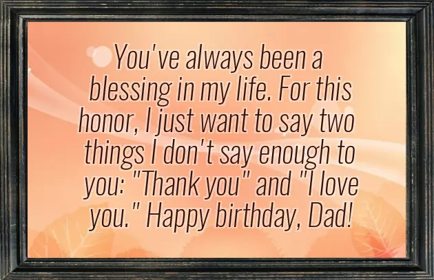 For Dad Birthday Wishes