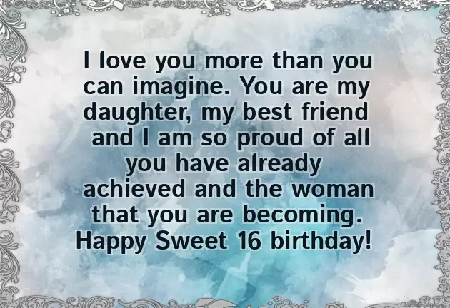 Sweet 16 Wishes For Daughter Sweet 16 Wishes For Daughter