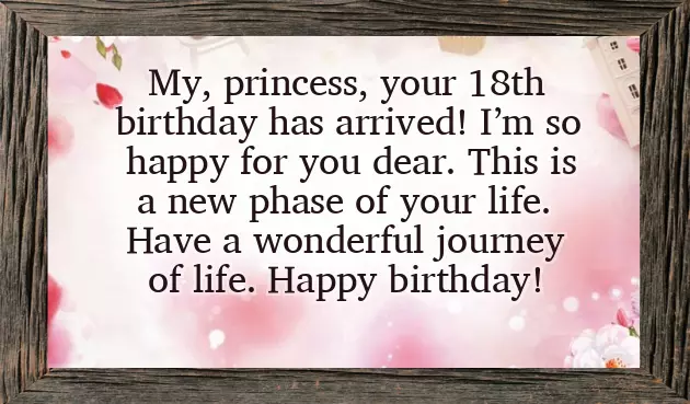 Happy Birthday 18 Years