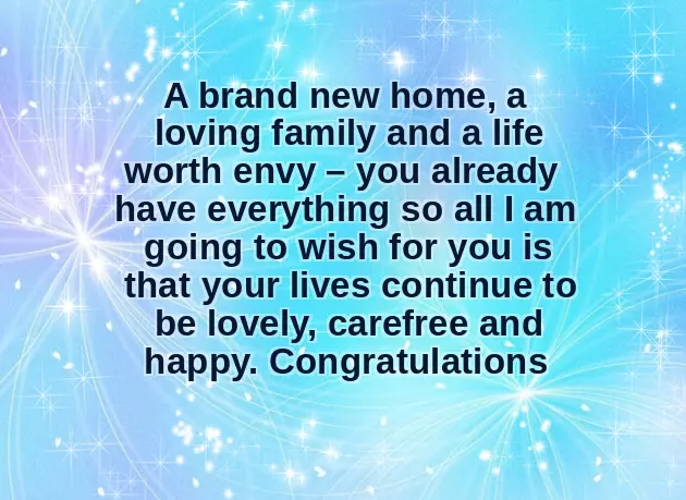Best Wishes In Your New Home Best Wishes In Your New Home