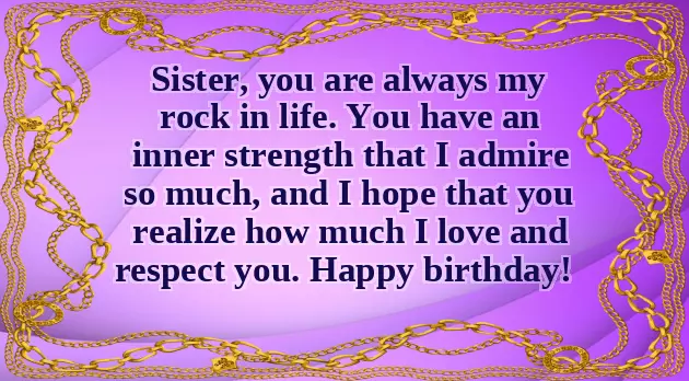 Happy Born Day Sister