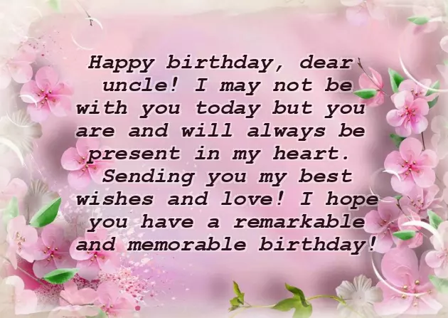 Uncle Birthday Wishes Quotes