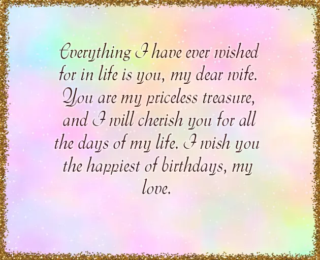 Bday Message For Girlfriend