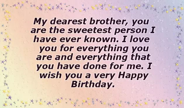 Hbd Wishes To Brother