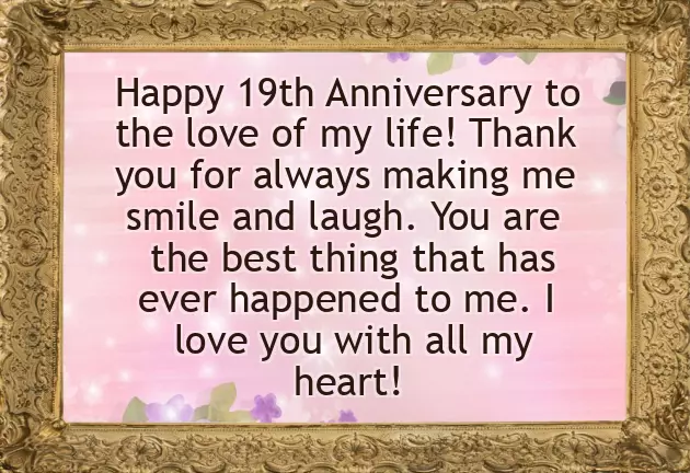 Happy 19Th Wedding Anniversary Happy 19Th Wedding Anniversary