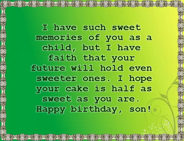 Funny Birthday Wishes For My Son