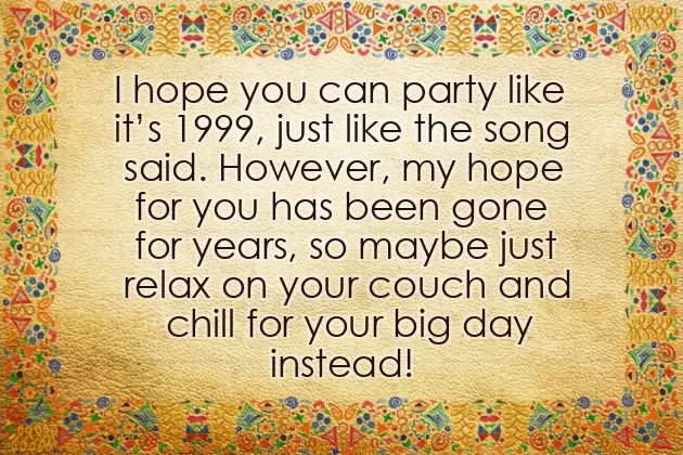 Brother Birthday Funny Wishes