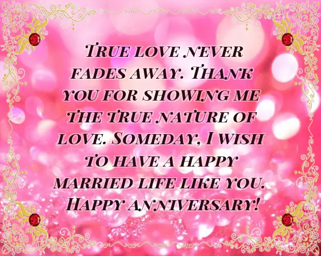 Marriage Anniversary Wishes To Dad And Mom