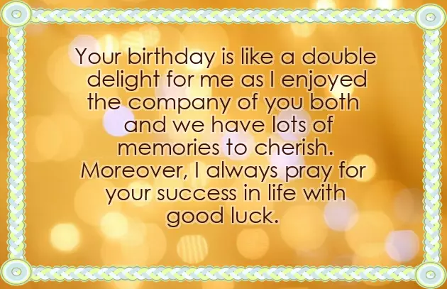 Happy Birthday To Me And My Twin Brother