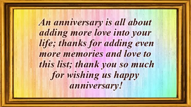 Thank You Message For Anniversary Wishes From Family Thank You Message For Anniversary Wishes From Family